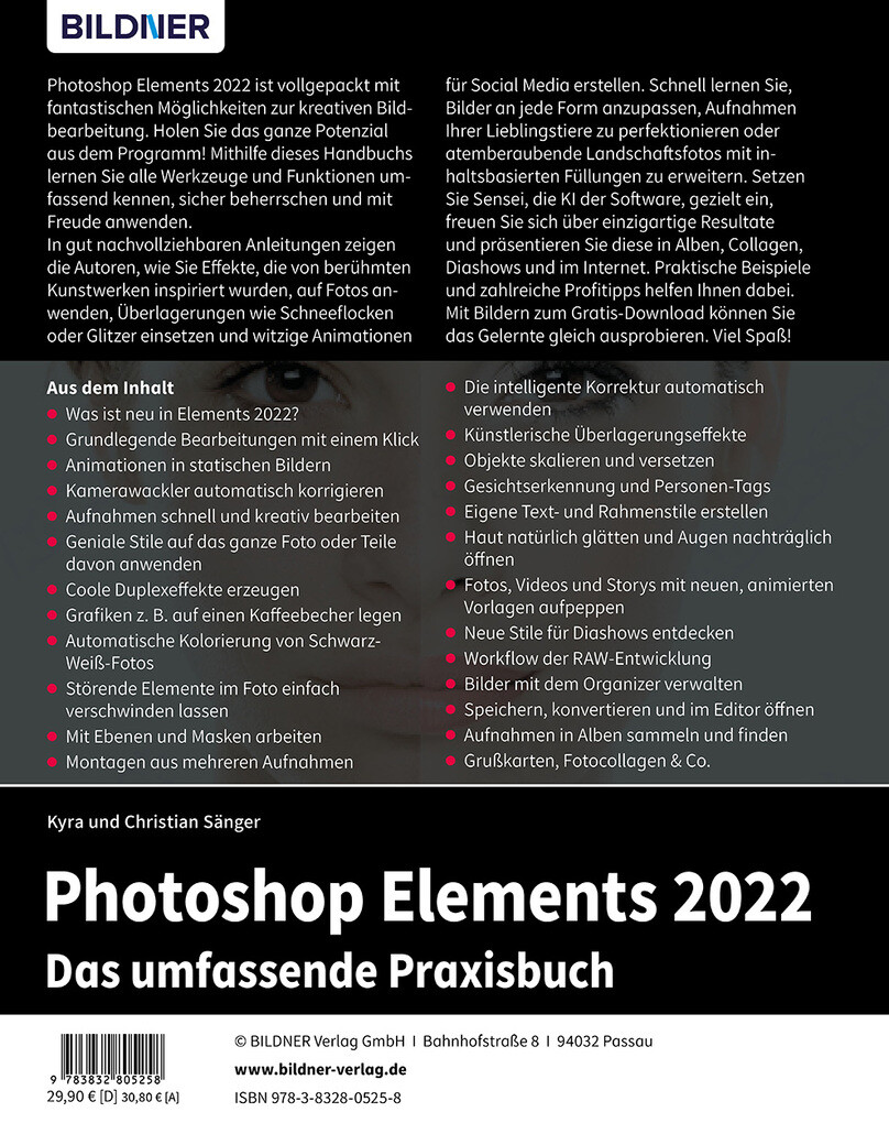 Weitere Ansicht: Photoshop Elements 2022 - Das umfangreiche Praxisbuch | Kyra Sänger, Christian Sänger