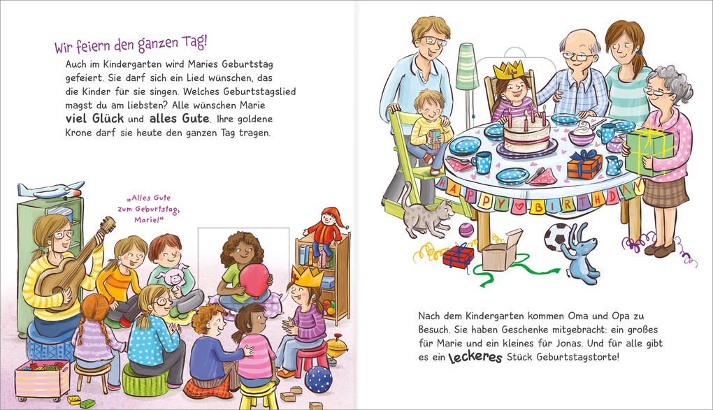 Weitere Ansicht: WAS IST WAS Meine Welt Band 2 Ich feiere meinen Geburtstag! | Andrea Weller-Essers