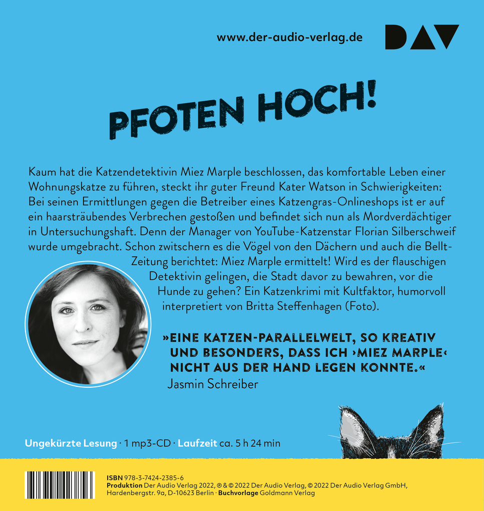 Weitere Ansicht: Miez Marple und die Kralle des Bösen,1 Audio-CD, 1 MP3 | Fabian Navarro