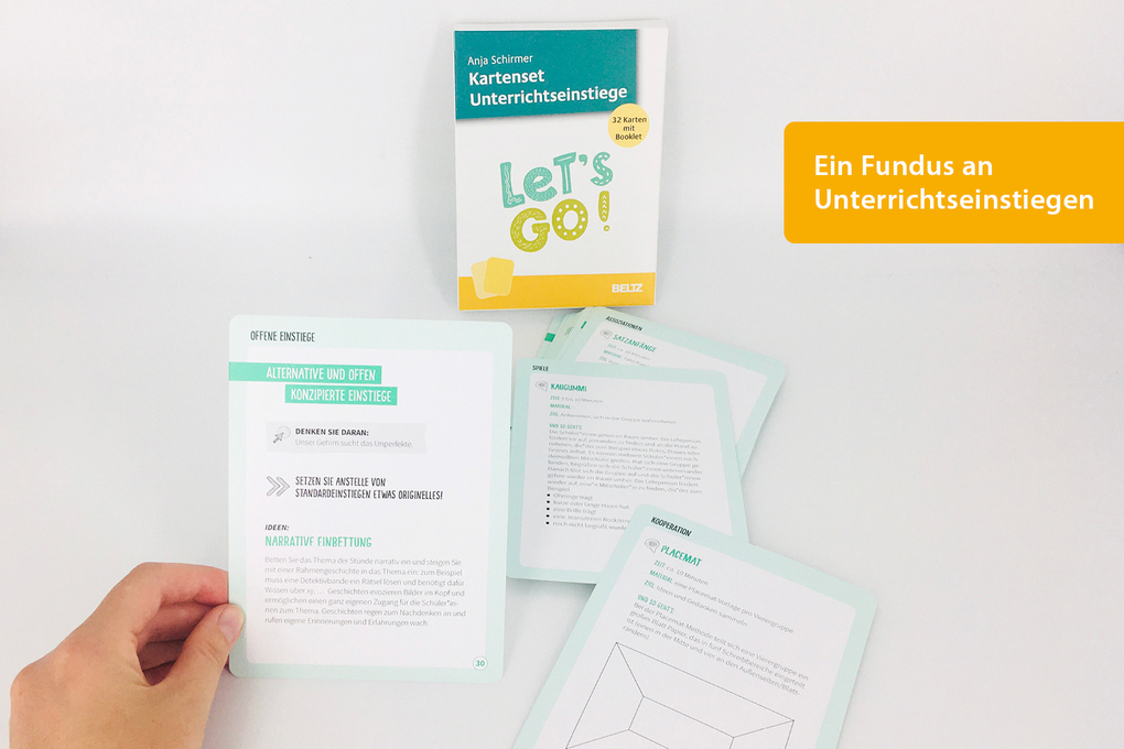 Weitere Ansicht: Kartenset Unterrichtseinstiege | Anja Schirmer