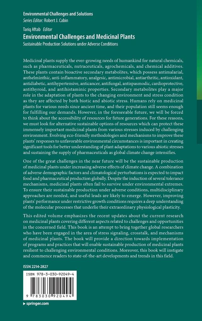 Weitere Ansicht: Environmental Challenges and Medicinal Plants