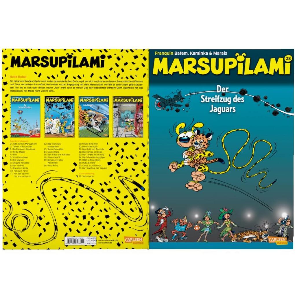 Weitere Ansicht: Marsupilami 28: Der Streifzug des Jaguars | André Franquin