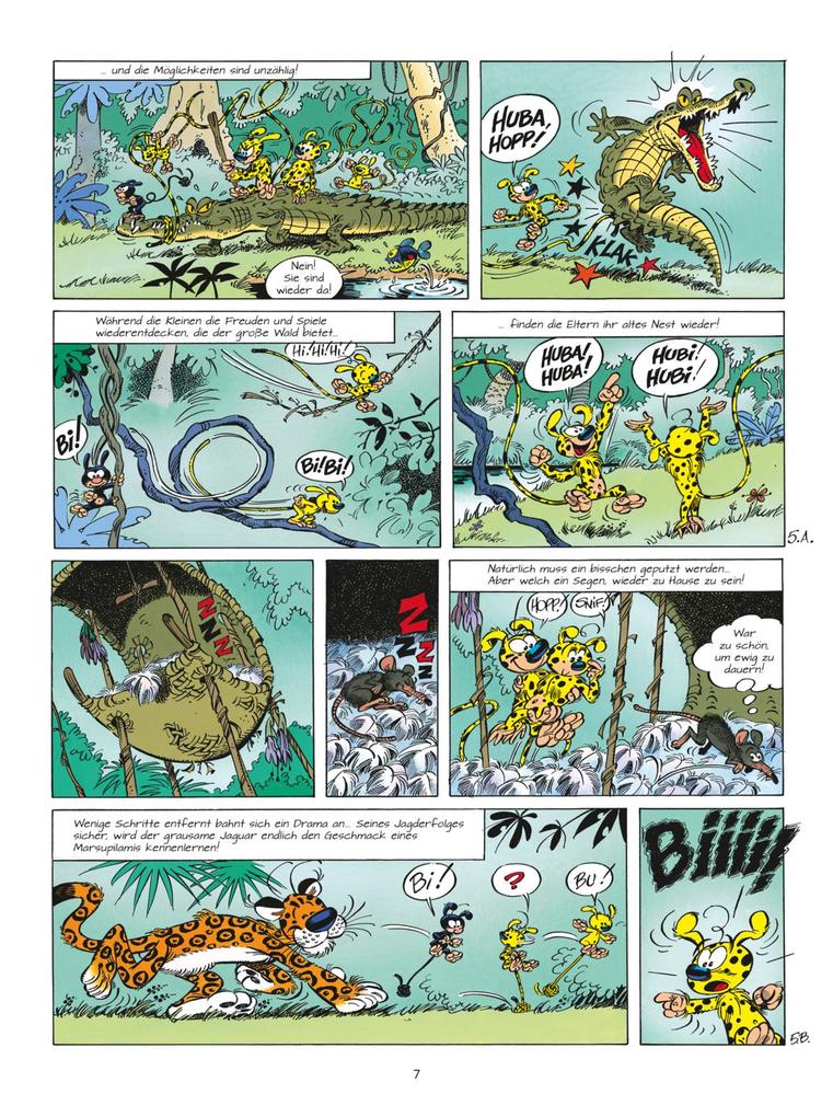 Weitere Ansicht: Marsupilami 28: Der Streifzug des Jaguars | André Franquin