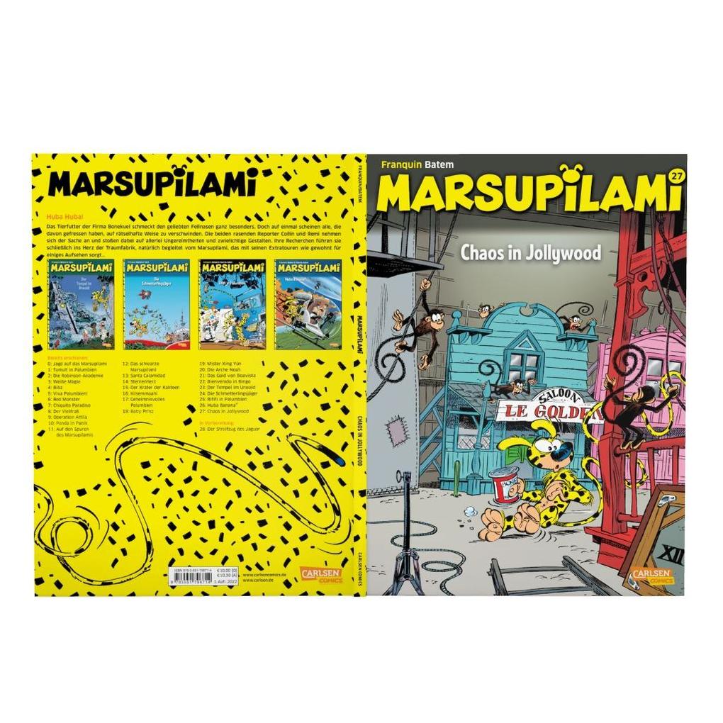 Weitere Ansicht: Marsupilami 27: Chaos in Jollywood | André Franquin