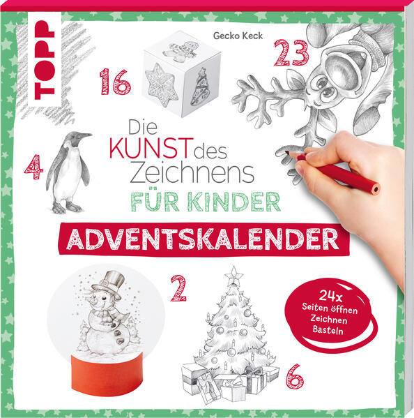 Produktbild: Die Kunst des Zeichnens für Kinder Adventskalender | Gecko Keck