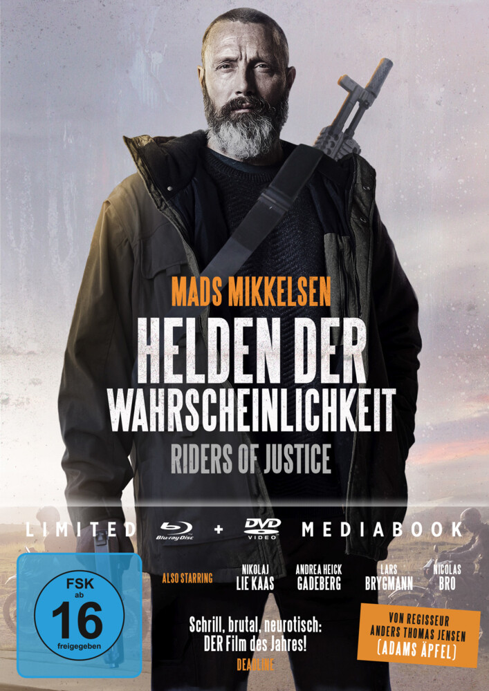 Helden der Wahrscheinlichkeit - Riders of Justice LTD. - Limitiertes BD- & DVD-Mediabook samt FSK-Umleger als Blu-ray