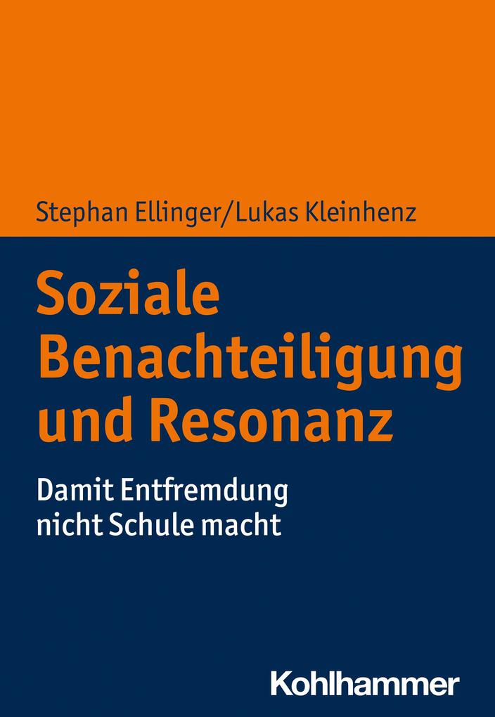 Produktbild: Soziale Benachteiligung und Resonanzerleben | Stephan Ellinger, Lukas Kleinhenz