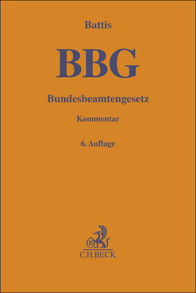Produktbild: Bundesbeamtengesetz