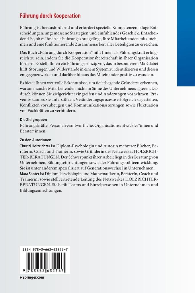 Weitere Ansicht: Führung durch Kooperation | Thurid Holzrichter, Mara Santer