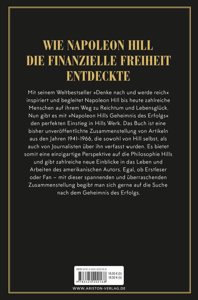 Weitere Ansicht: Napoleon Hills Geheimnis des Erfolgs | Napoleon Hill