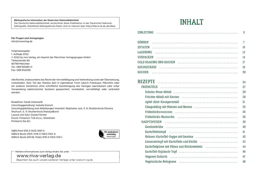 Weitere Ansicht: Das Touren-Kochbuch | Mirjam Ophüls