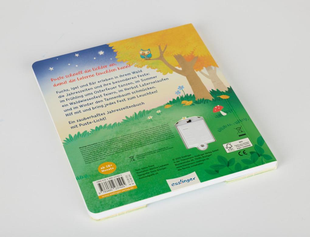 Weitere Ansicht: Mein Puste-Licht-Buch: Leuchte, leuchte durch das Jahr | Sylvia Tress