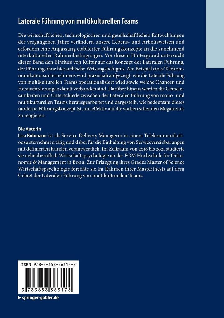 Weitere Ansicht: Laterale Führung von multikulturellen Teams | Lisa Böhmann