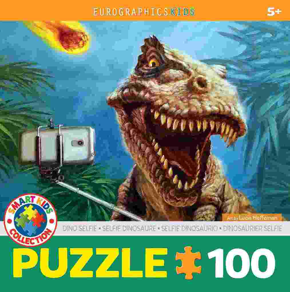 Weitere Ansicht: Eurographics 6100-5555 - Dinosaurier Selfie-Heffernan , Puzzle 100 Teile