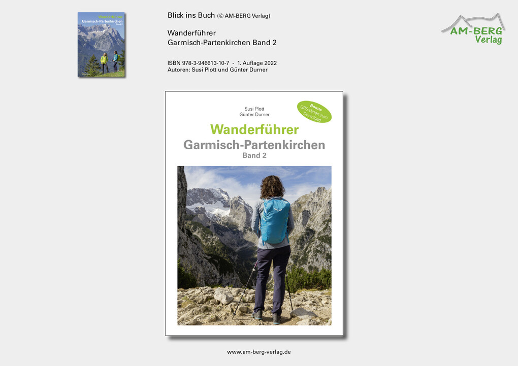 Weitere Ansicht: Wanderführer Garmisch-Partenkirchen Band 2 | Susi Plott, Günter Durner