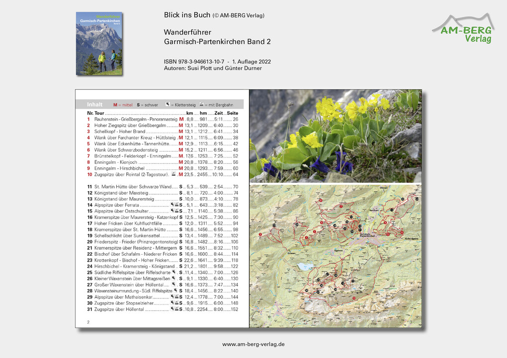 Weitere Ansicht: Wanderführer Garmisch-Partenkirchen Band 2 | Susi Plott, Günter Durner