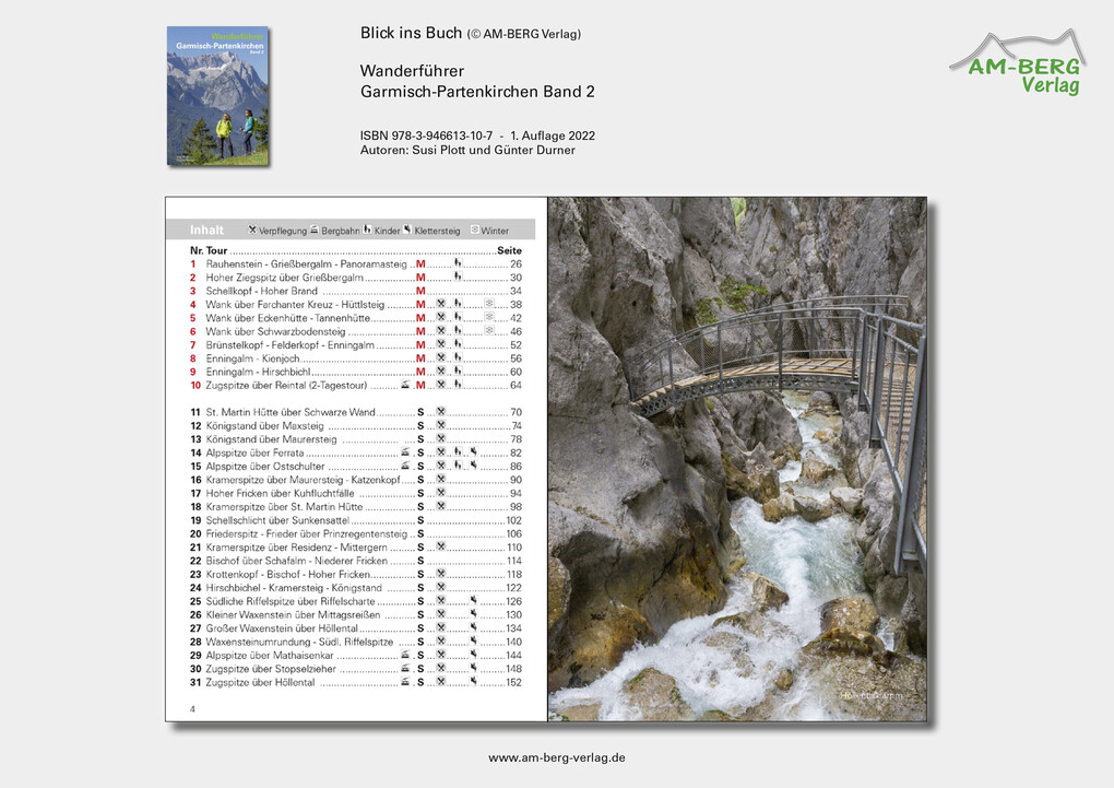 Weitere Ansicht: Wanderführer Garmisch-Partenkirchen Band 2 | Susi Plott, Günter Durner