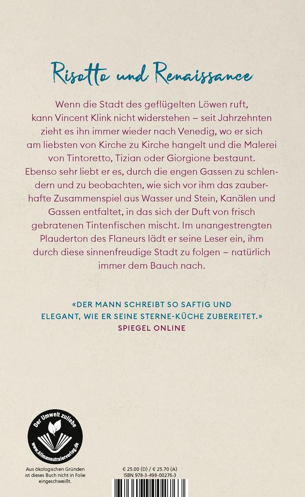 Weitere Ansicht: Ein Bauch spaziert durch Venedig | Vincent Klink