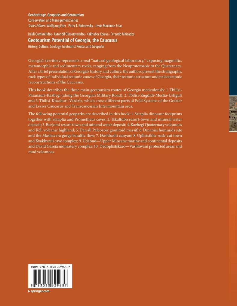 Weitere Ansicht: Geotourism Potential of Georgia, the Caucasus | Irakli Gamkrelidze, Avtandil Okrostsvaridze, Kakhaber Koiava, Ferando Maisadze