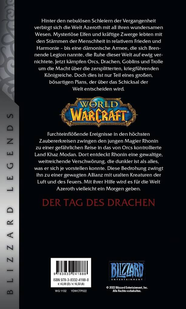 Weitere Ansicht: World of Warcraft: Der Tag des Drachen | Richard A. Knaak