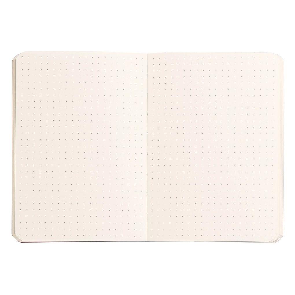 Weitere Ansicht: Rhodiarama Notizbuch Softcover A6 72 Blatt Dot-Lineatur saphirblau 90g, mit Gummizugverschluss