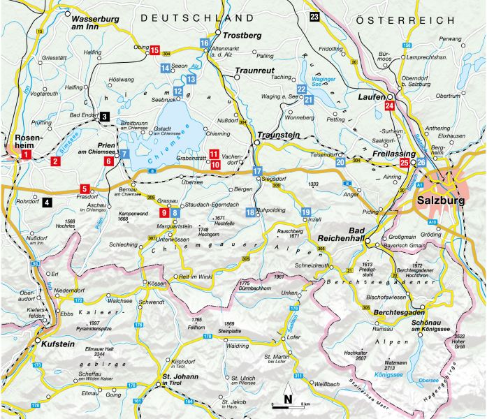 Weitere Ansicht: Radel dich glücklich - Chiemgau | Wilfried und Lisa Bahnmüller, Wilfried Bahnmüller, Lisa Bahnmüller