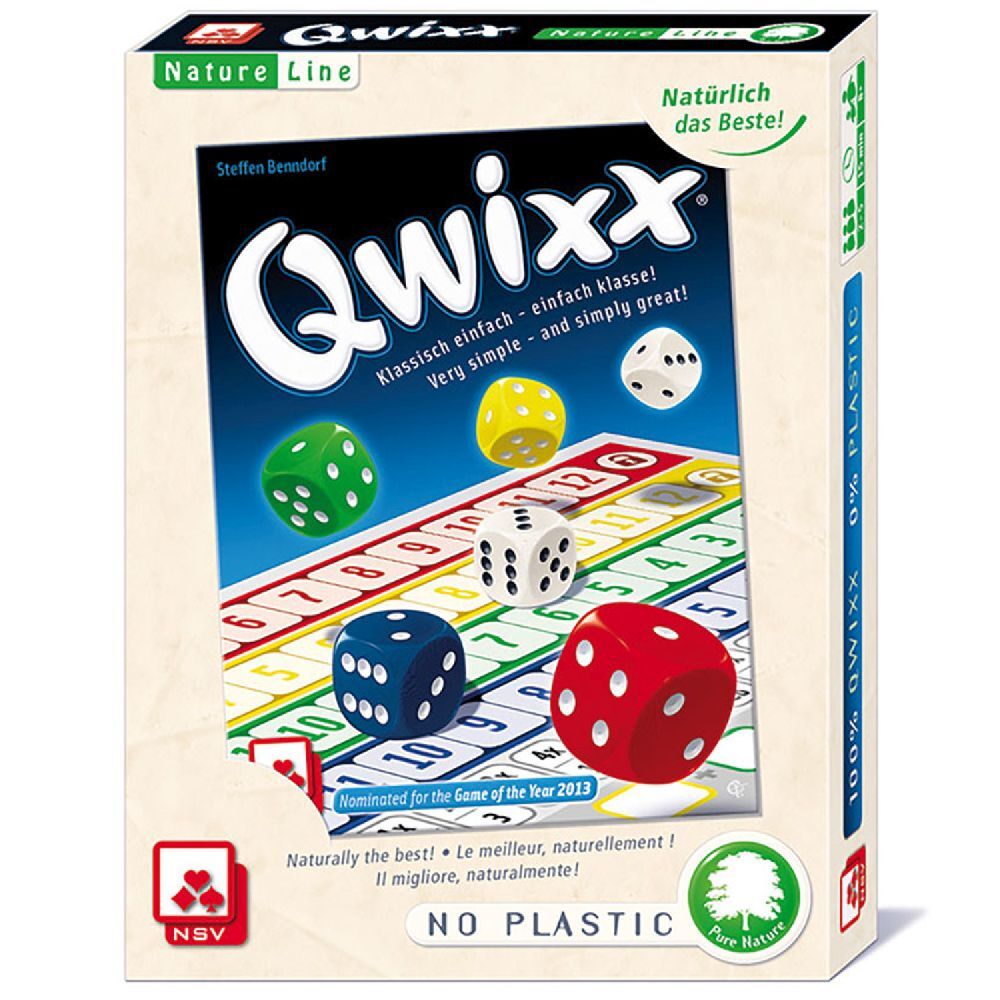 Produktbild: Nürnberger Spielkarten - Qwixx - Natureline | Steffen Benndorf