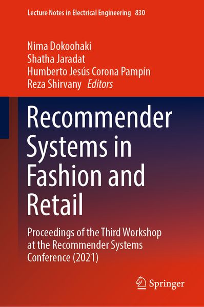 Produktbild: Recommender Systems in Fashion and Retail