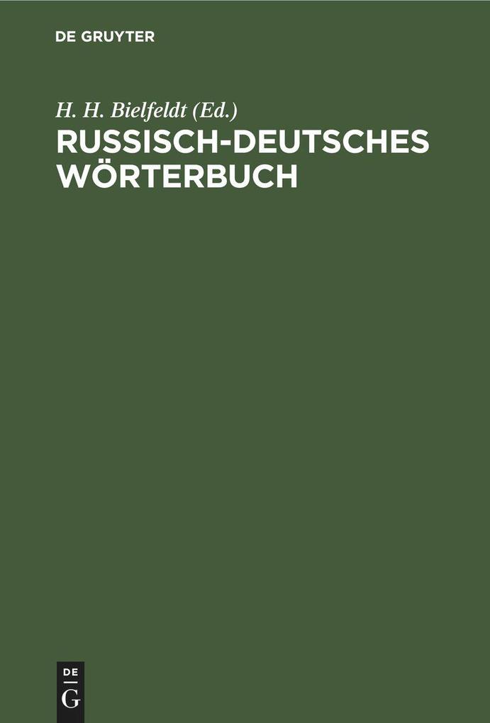 Produktbild: Russisch-deutsches Wörterbuch