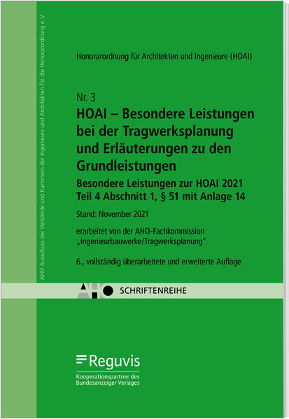 Produktbild: HOAI - Besondere Leistungen bei der Tragwerksplanung und Erläuterungen zu den Grundleistungen