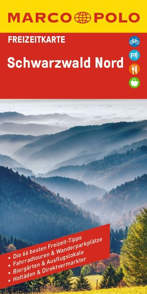 Produktbild: MARCO POLO Freizeitkarte 38 Schwarzwald Nord 1:100.000 | Marco Polo Verlag