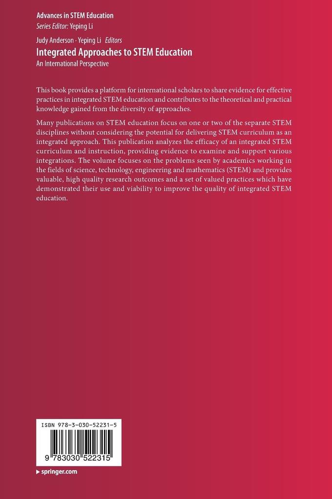 Weitere Ansicht: Integrated Approaches to STEM Education