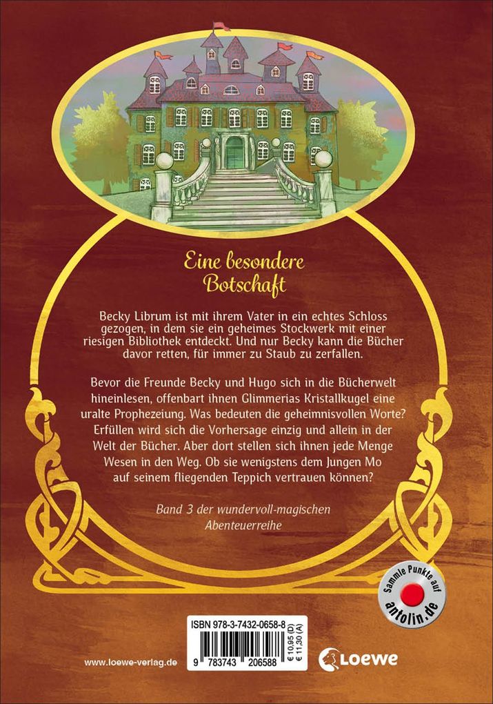 Weitere Ansicht: Das Bücherschloss (Band 3) - Eine uralte Prophezeiung | Barbara Rose