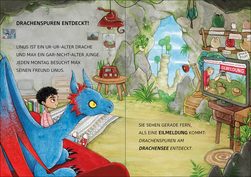 Weitere Ansicht: Leselöwen 1. Klasse - Drachenfreund gesucht! (Großbuchstabenausgabe) | Stütze & Vorbach