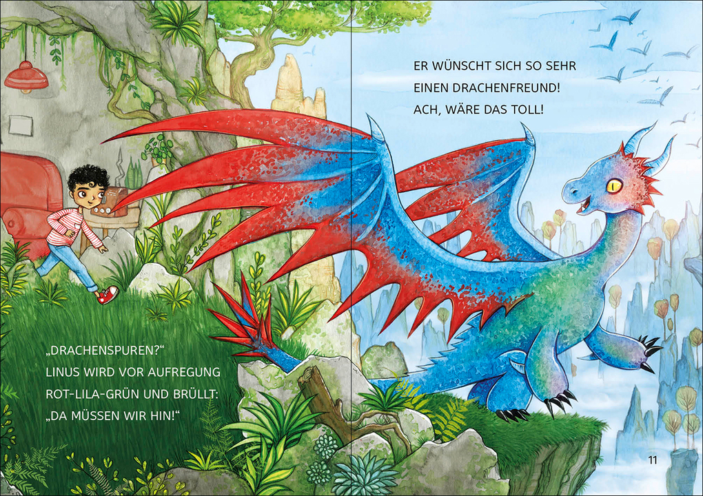 Weitere Ansicht: Leselöwen 1. Klasse - Drachenfreund gesucht! (Großbuchstabenausgabe) | Stütze & Vorbach