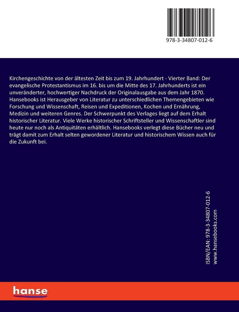 Weitere Ansicht: Kirchengeschichte von der ältesten Zeit bis zum 19. Jahrhundert | Karl Rudolf Hagenbach