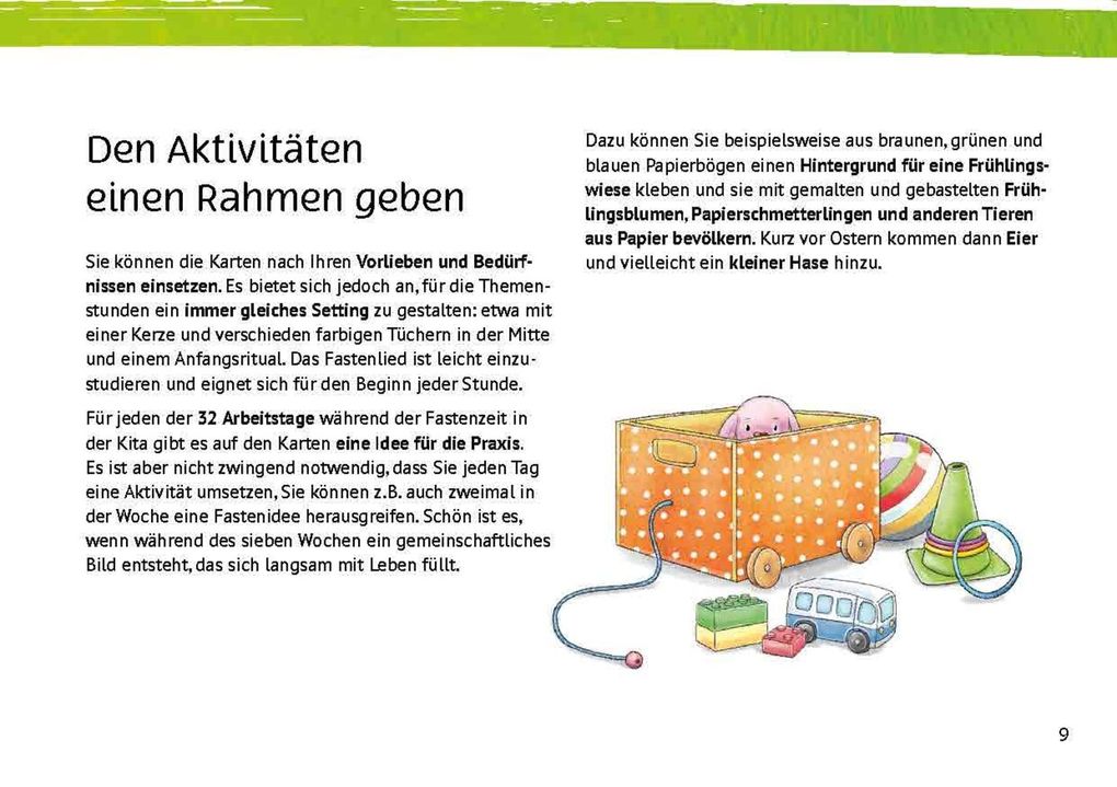 Weitere Ansicht: Unser Fastenkalender für die Kita | Annegret Gerleit