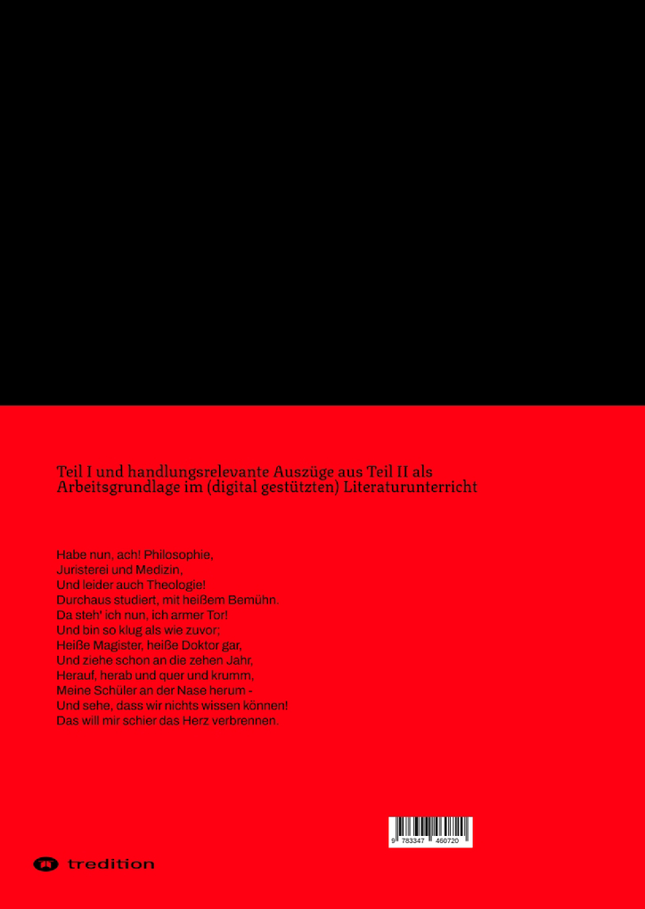 Weitere Ansicht: Johann Wolfgang von Goethe: Faust | Johann Wolfgang von Goethe