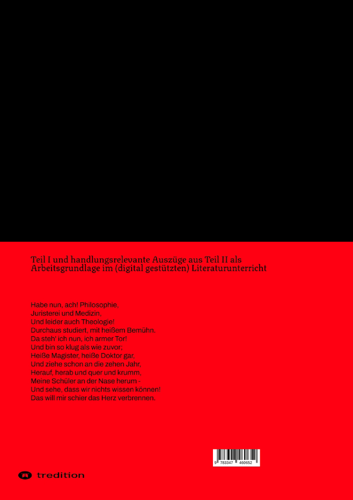 Weitere Ansicht: Johann Wolfgang von Goethe: Faust | Johann Wolfgang von Goethe