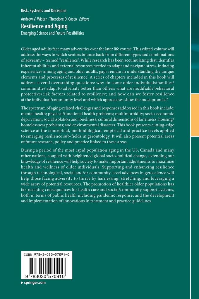 Weitere Ansicht: Resilience and Aging