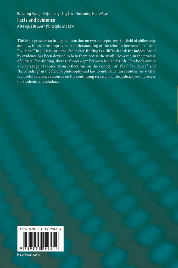 Weitere Ansicht: Facts and Evidence