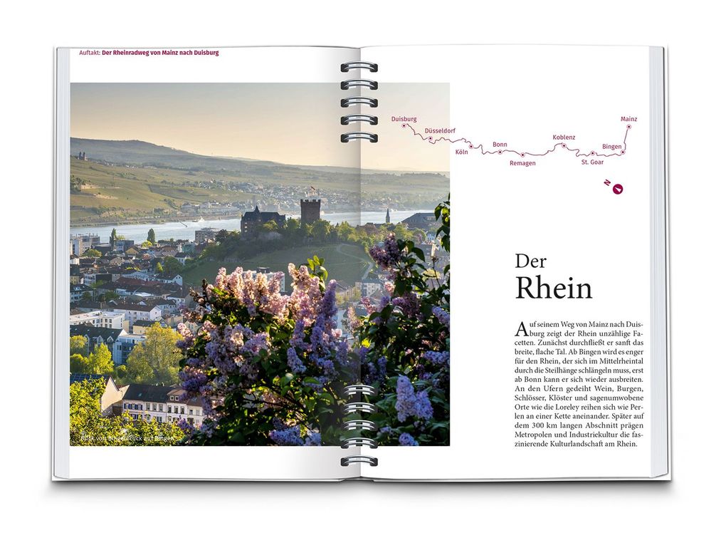 Weitere Ansicht: KOMPASS Radreiseführer Rheinradweg von Mainz bis Duisburg | Julia Bihar