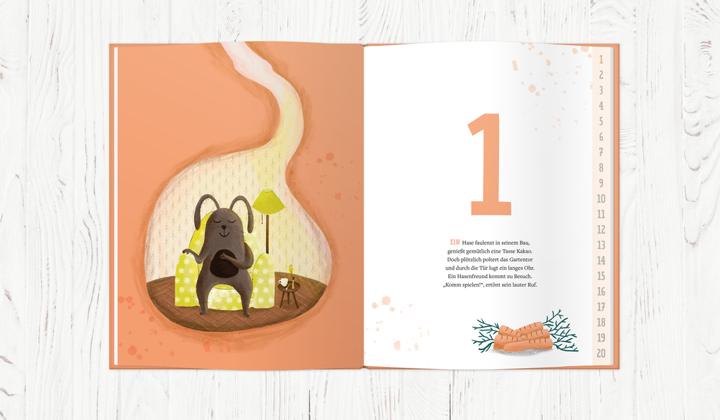 Weitere Ansicht: 1-2-3 kommt ein Hase vorbei | Franziska Frey