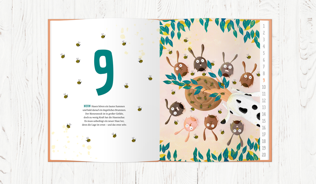 Weitere Ansicht: 1-2-3 kommt ein Hase vorbei | Franziska Frey