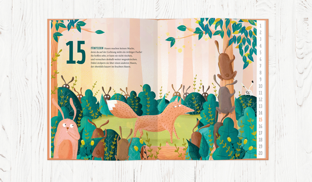 Weitere Ansicht: 1-2-3 kommt ein Hase vorbei | Franziska Frey