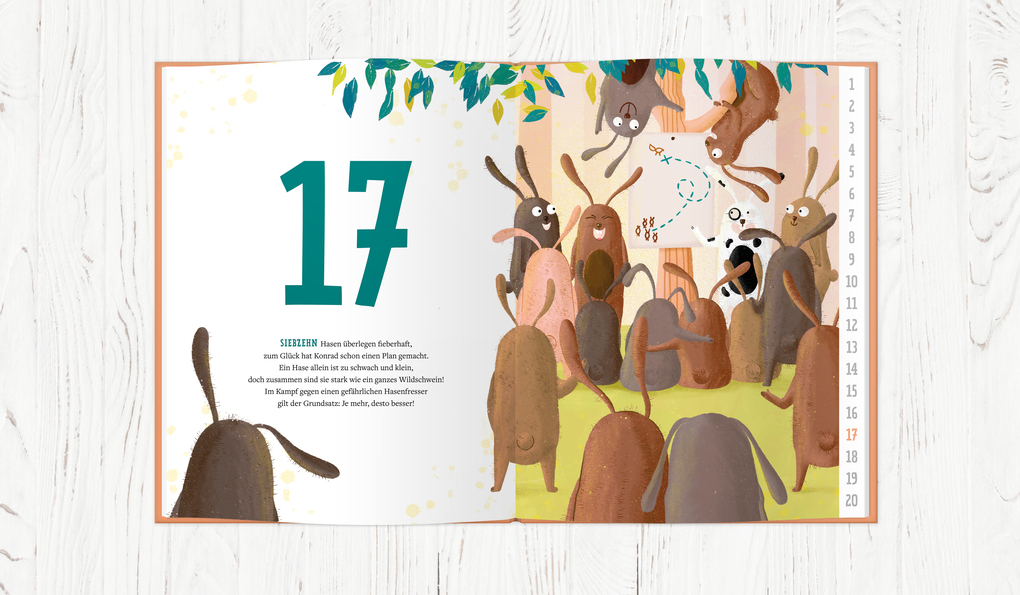 Weitere Ansicht: 1-2-3 kommt ein Hase vorbei | Franziska Frey