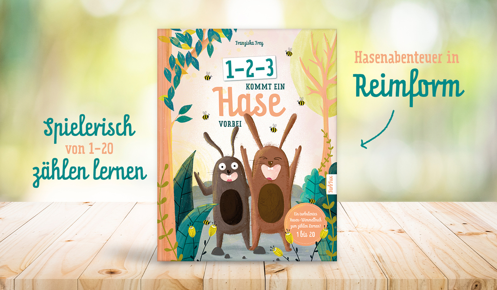 Weitere Ansicht: 1-2-3 kommt ein Hase vorbei | Franziska Frey