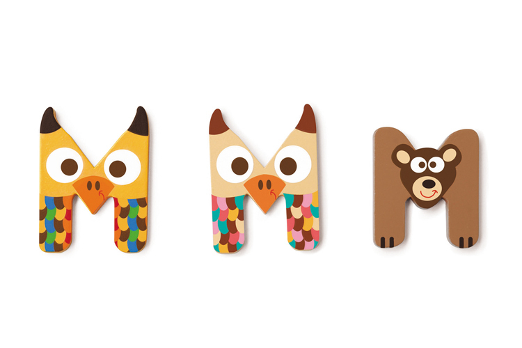 Produktbild: Scratch - Holzbuchstabe M