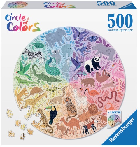 Produktbild: Circle of Colors - Animals - Puzzle 500 Teile