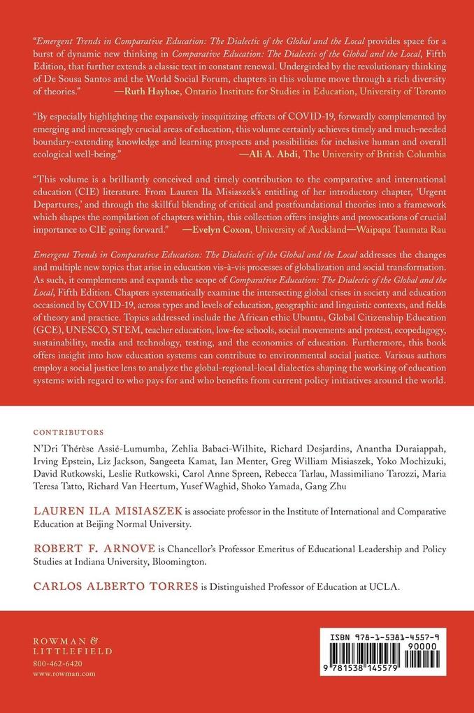 Weitere Ansicht: Emergent Trends in Comparative Education